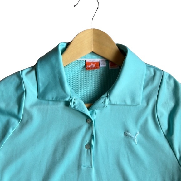 Puma Duo CoolMax Blue Golf Polo Women's Size Small - Picture 3 of 11